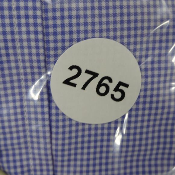 Polo‎ Ralph Lauren Button Up Shirt Mens 16 40 41 Blue White Regent Fit Dress D - Picture 13 of 13